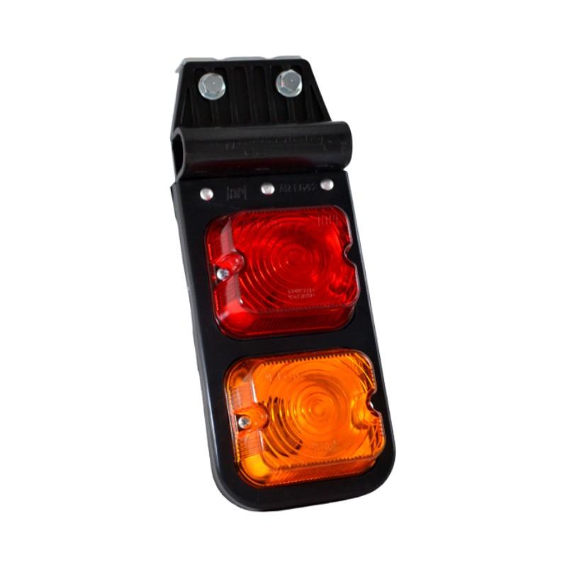 Imagen ilustrativa de Faro Delimitador lateral de lamp r5w. Cuenta con un anclaje de 2 bulon 3/16 x 3/4-tuerca/arandela.