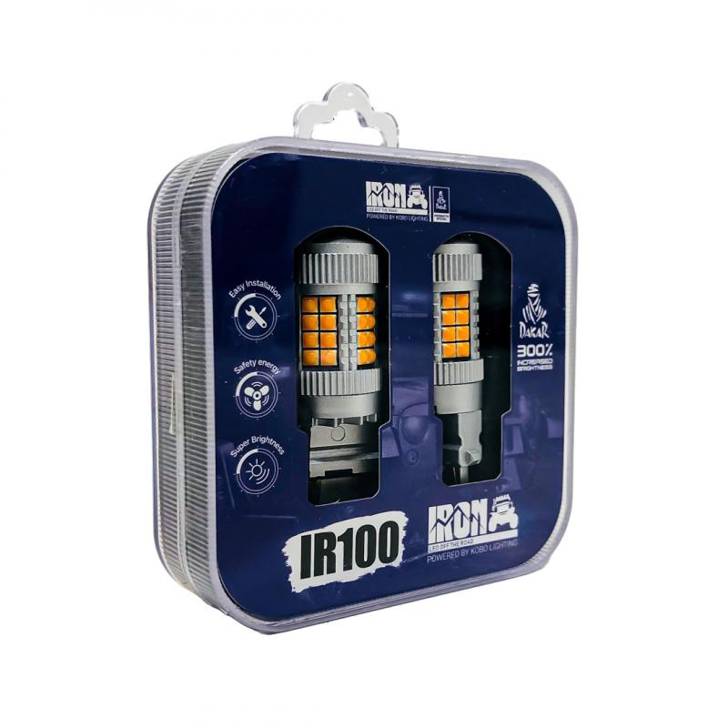 Imagen ilustrativa de 3157 T20 COLOR AMBAR - 24 WATTS SUPER CANBUS- 40 LED CREE - 12V/24V