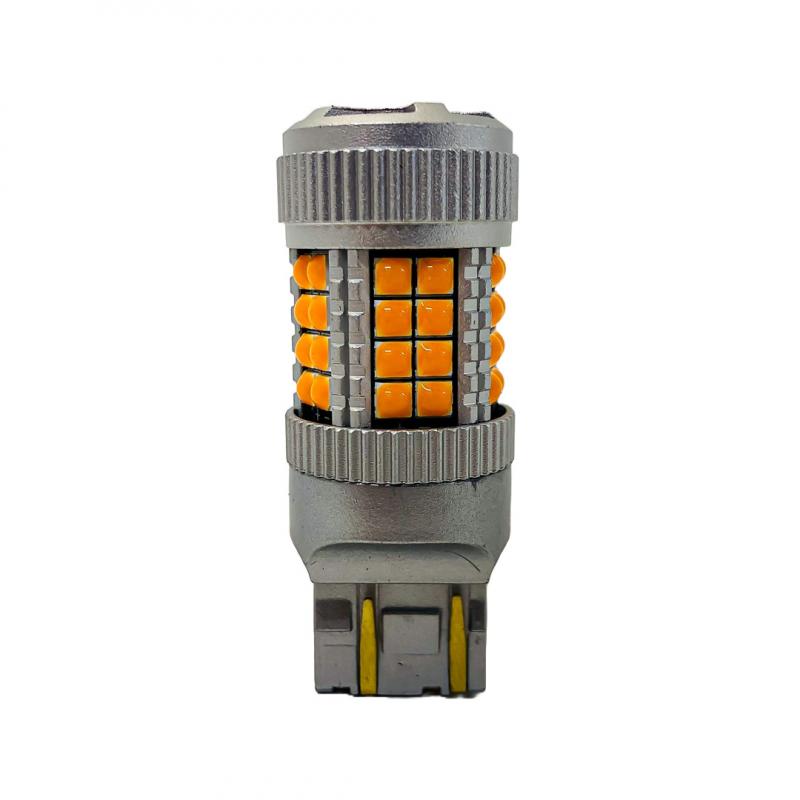 Imagen ilustrativa de 7443 T20 COLOR AMBAR - 24 WATTS SUPER CANBUS- 40 LED CREE - 12V/24V