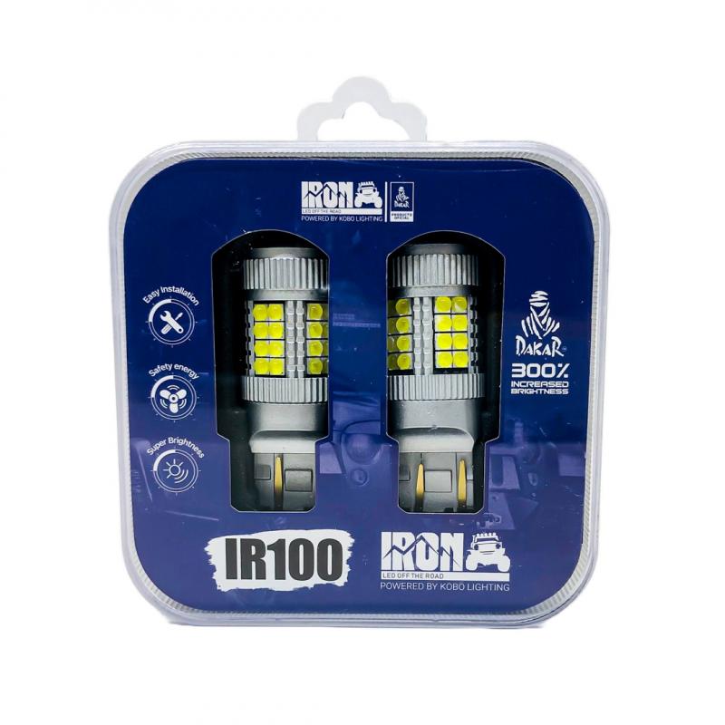 Imagen ilustrativa de 7443 T20 COLOR BLANCO - 24 WATTS SUPER CANBUS- 40 LED CREE - 12V/24V