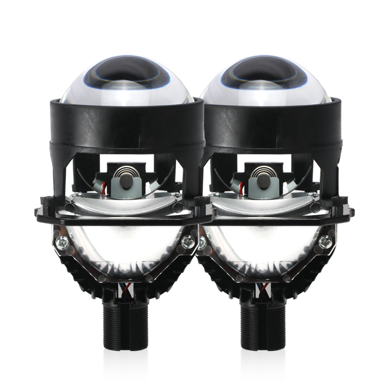 Imagen ilustrativa de JUEGO DE PROYECTORES LED 2,5" CON LUPA PARA INSTALAR EN OPTICA