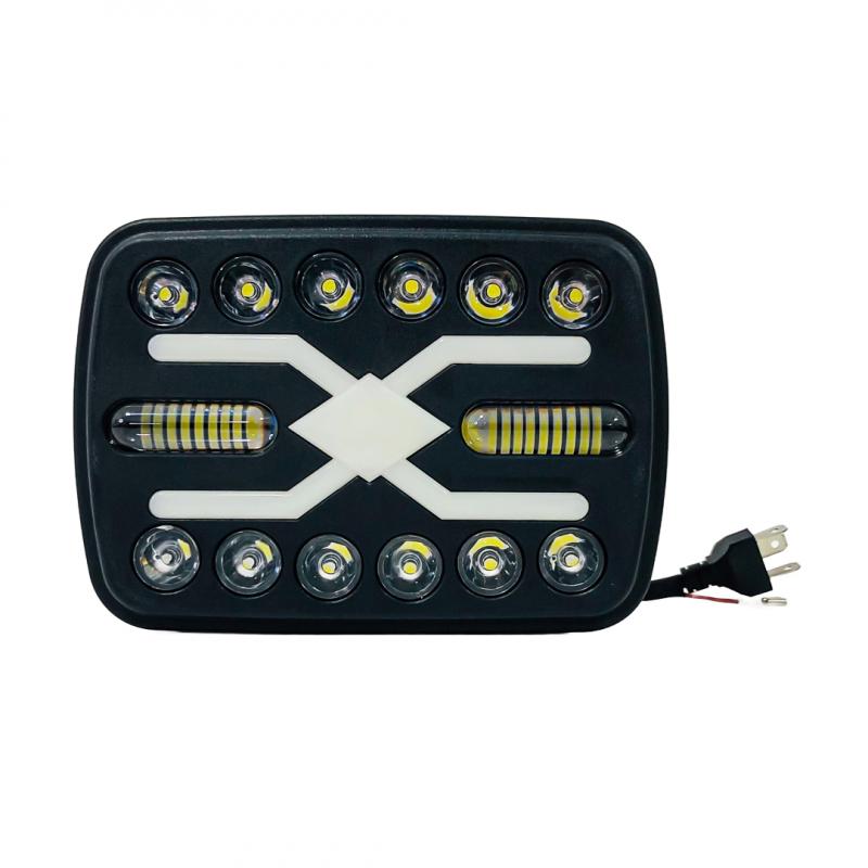 Imagen ilustrativa de LUZ MULTILED BLANCA Y AMBAR CON FUNCION ALTA Y BAJA 9V-36V 140 WATTS MEDIDAS 7"