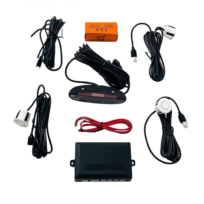 Imagen ilustrativa de KIT DE SENSORES DE ESTACIONAMIENTO CON D BLANCO