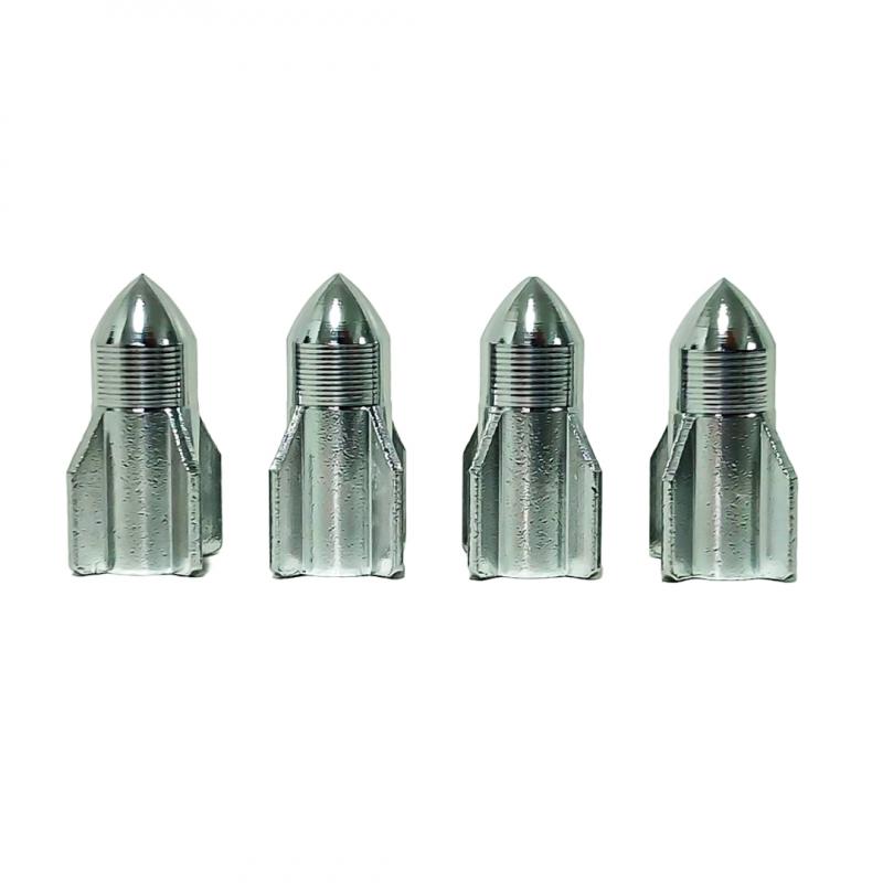 Imagen ilustrativa de SET X 4 PCS ROCKET PLATEADAS