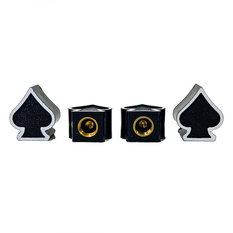 Imagen ilustrativa de SET X 4 PCS PICS POKER NEGRAS