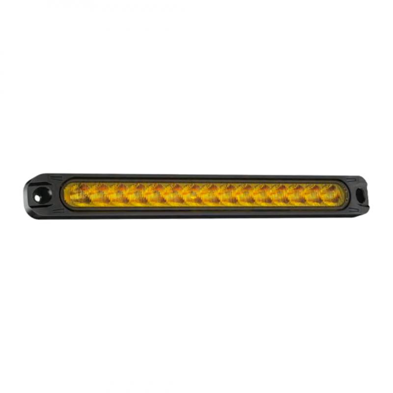 Imagen ilustrativa de MOLDURA LED 25CM X 2,5 CM COLOR AMBAR 12V FUNCION FIJA, SECUENCIAL Y FLASH