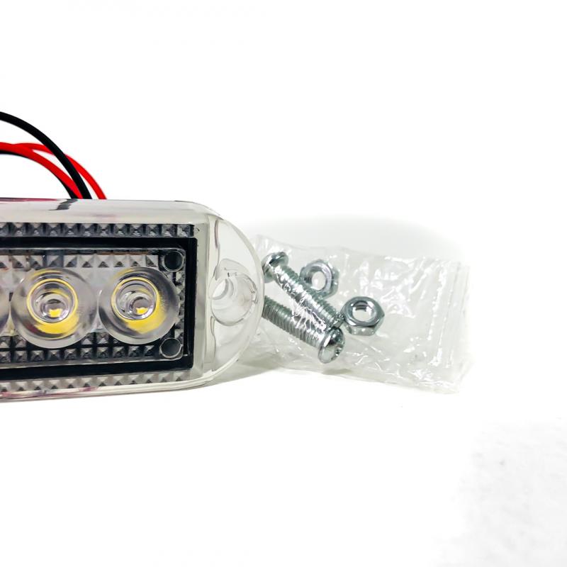 Imagen ilustrativa de SENALIZACION LATERAL 7 CM X 3 CM COLOR BLANCO 12V / 24V FUNCION FIJA WHITE 12-24V