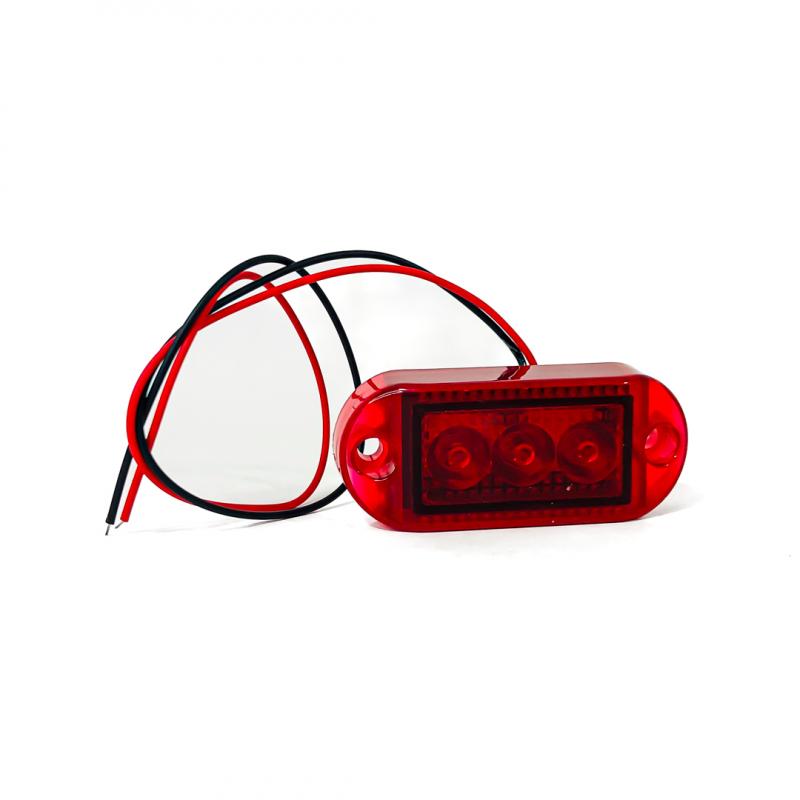 Imagen ilustrativa de SENALIZACION LATERAL 7 CM X 3 CM COLOR ROJO 12V / 24V FUNCION FIJA WHITE 12-24V