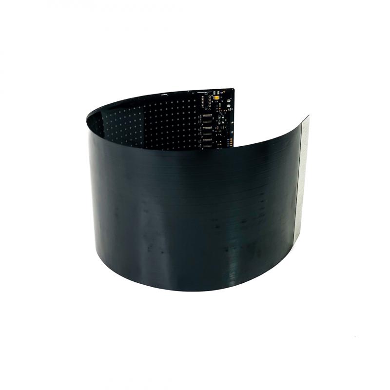 Imagen ilustrativa de PANEL RGB PARA USO EN PARABRISAS O LUNETA l 16*64 PIXELES MEDIDAS 9,2 X 37,4 cm 12V / 24V CONEXION USB BLUETOOTH CON APP Y CONTROL REMOTO