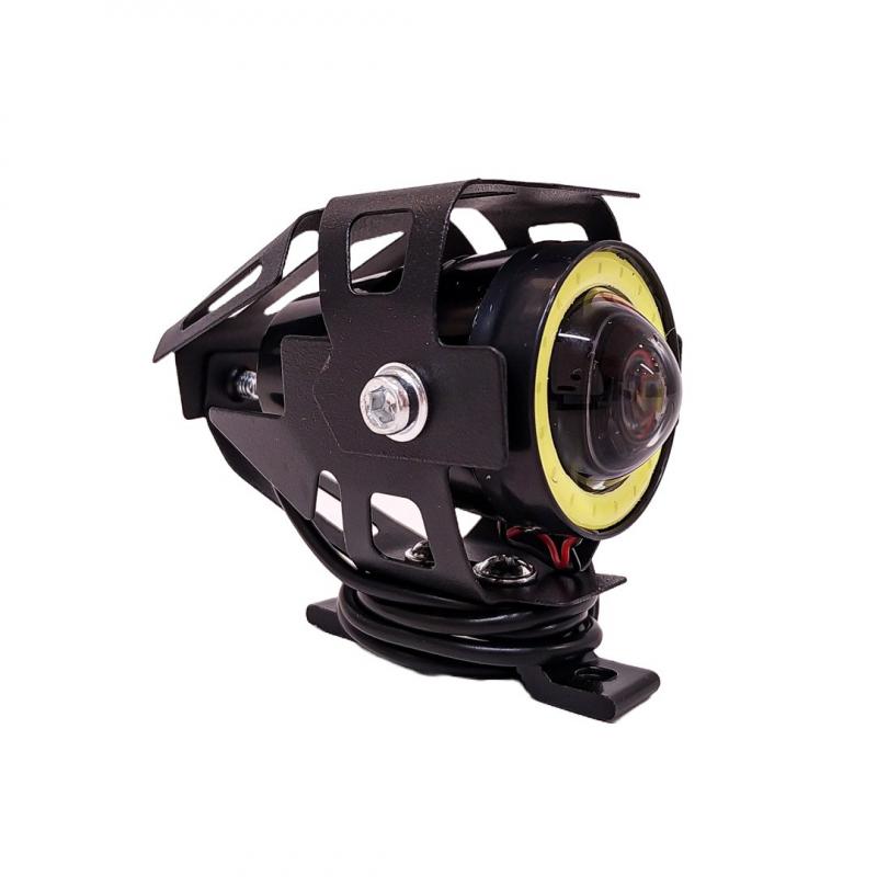 Imagen ilustrativa de LUZ LED ALTA Y BAJA BLANCA CON FUNCION FLASH Y OJO DE ANGEL BLANCO 9V-36V 1 LED - 18 WATTS MEDIDAS 87*51*63 (mm