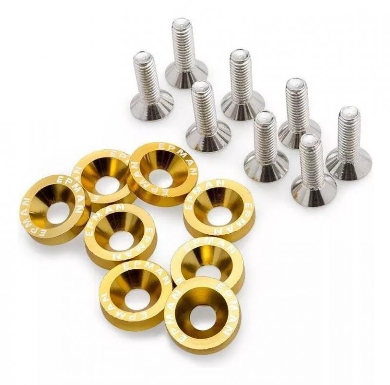 Imagen ilustrativa de ARANDELAS ANONIZADAS MOTO X 10 GOLD