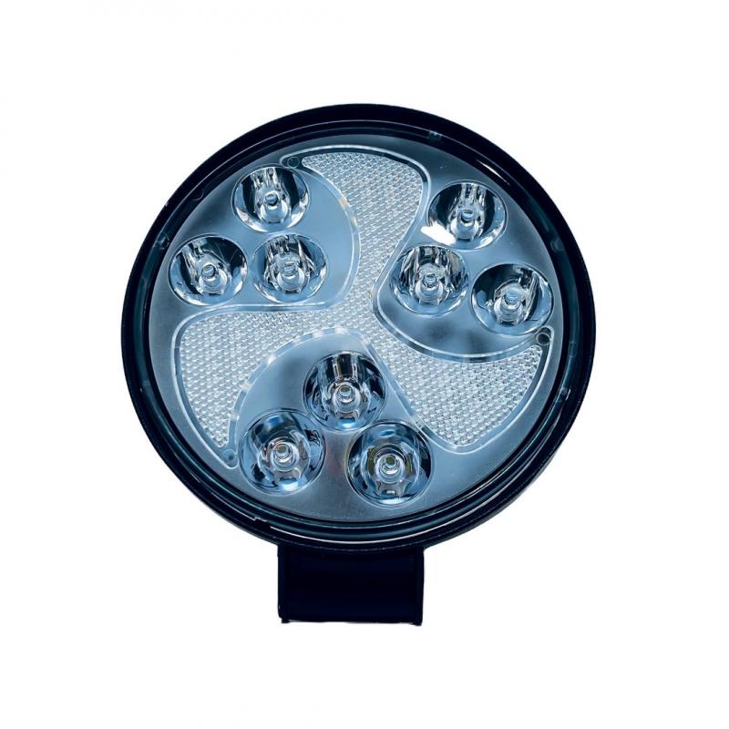 Imagen ilustrativa de FARO DE LED CIRULAR - 47 LED 141W BLANCO CON DRL RUNNING RGB 10.8X2X11CM 12V A 36VV