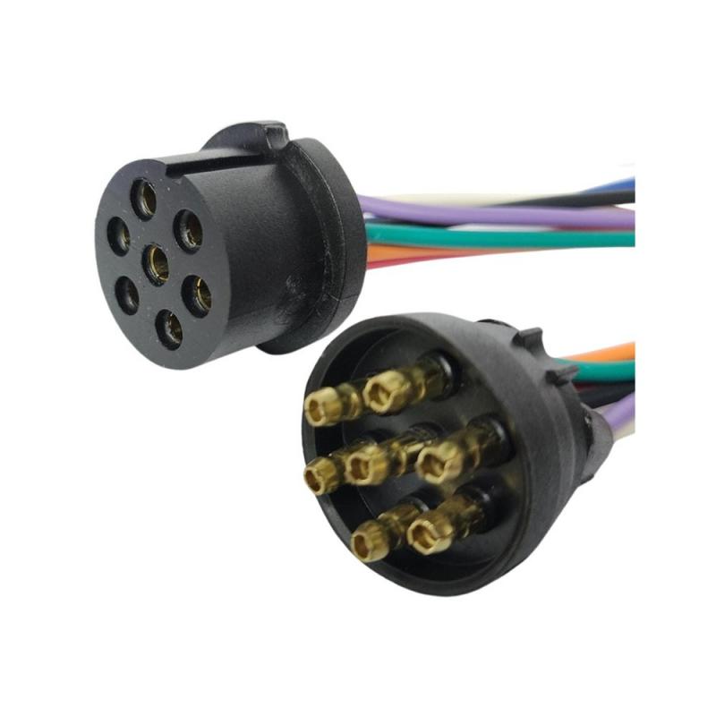 Imagen ilustrativa de Fichas 7 Vias acoplado de nylon-goma