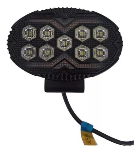 Imagen ilustrativa de Faro Led Ovalado Posicion Ambar Luz Blanca Spot 9 Led