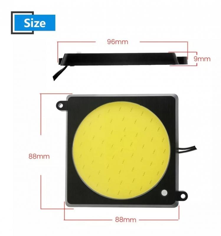 Imagen ilustrativa de PLAFON LED CUADRADO CON BOTON