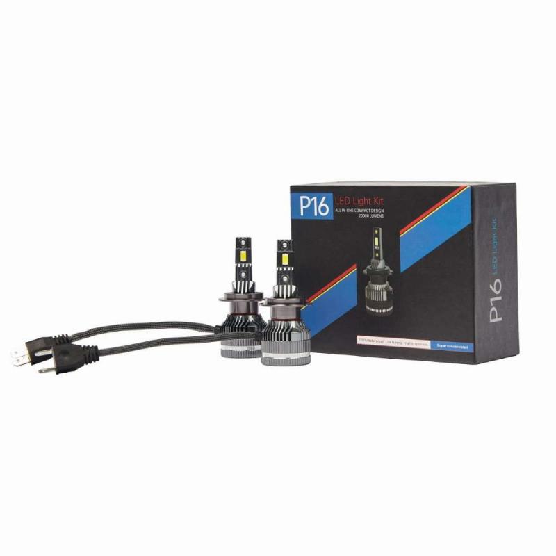 Imagen ilustrativa de KIT DE LED H7 P16 12V CHIP XM270 CON COOLER- OFF ROAD