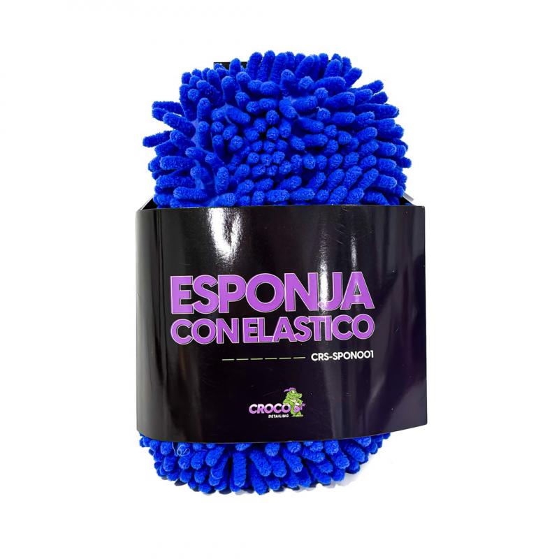 Imagen ilustrativa de ESPONJA CON ELASTICO ESPONJA CHENILLE AZU