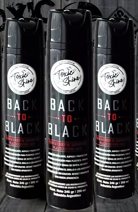 Imagen ilustrativa de TOXIC AEROSOL PARA PLASTICOS BACK TO BLACK
