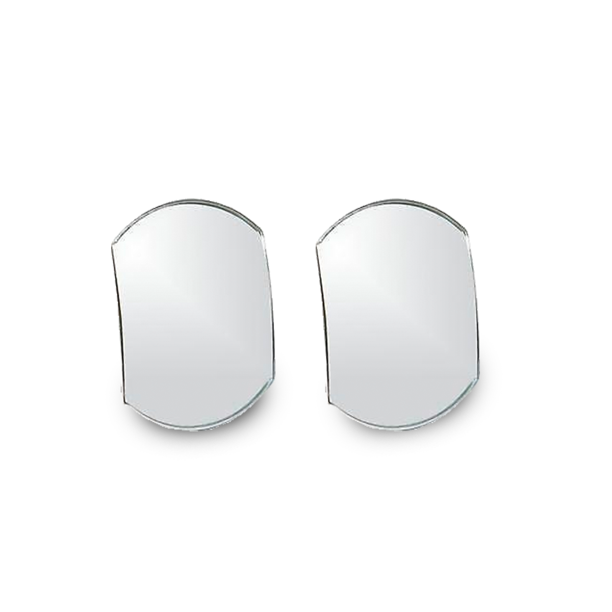 Imagen ilustrativa de ESPEJO PUNTO CIEGO 4" X 5 1/2"  OVALADO  BORDE PLASTICO METALICO