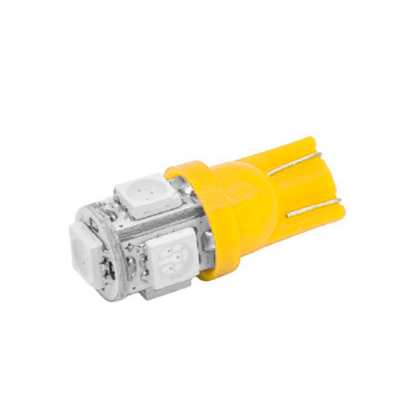 Imagen ilustrativa de LED 5 PUNTAS  T10 2821 AMBAR 12V