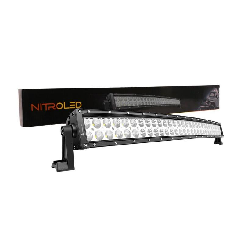 Imagen ilustrativa de BARRA CURVA 80 LEDS 240W 12/24V           110 x 9 x 8cm - OFF ROAD