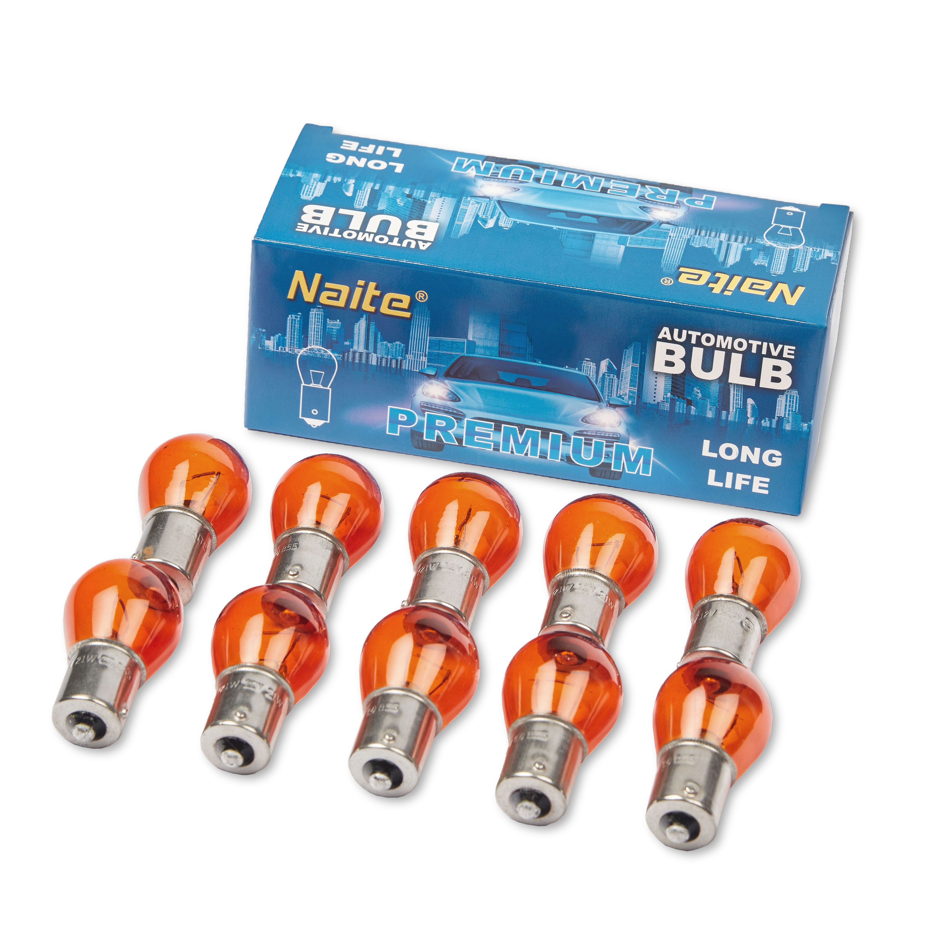 Imagen ilustrativa de PY21W 12V 21W 1141 AMBER PATA DESFASADA