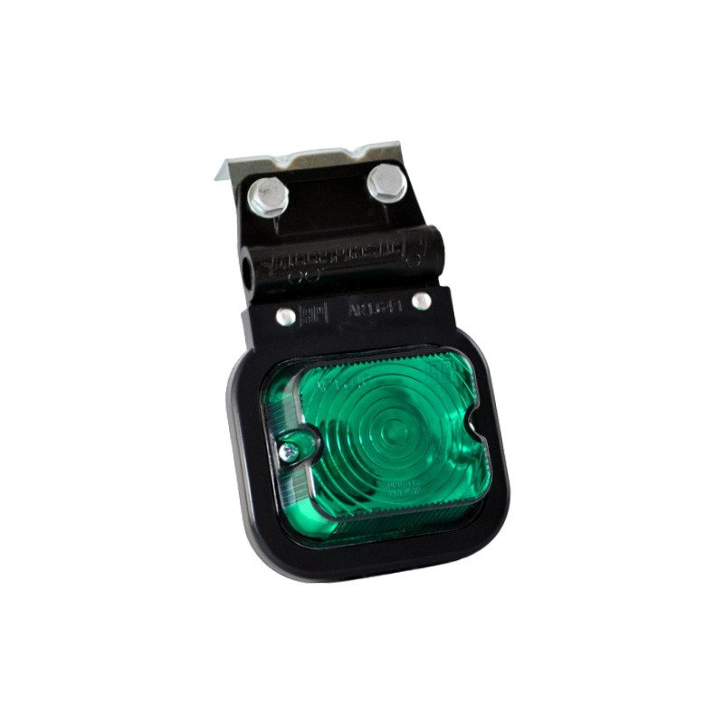 Imagen ilustrativa de Faro Delimitador lateral de lamp r5w. Cuenta con un anclaje de 2 bulon 3/16 x 3/4-tuerca/arandela.