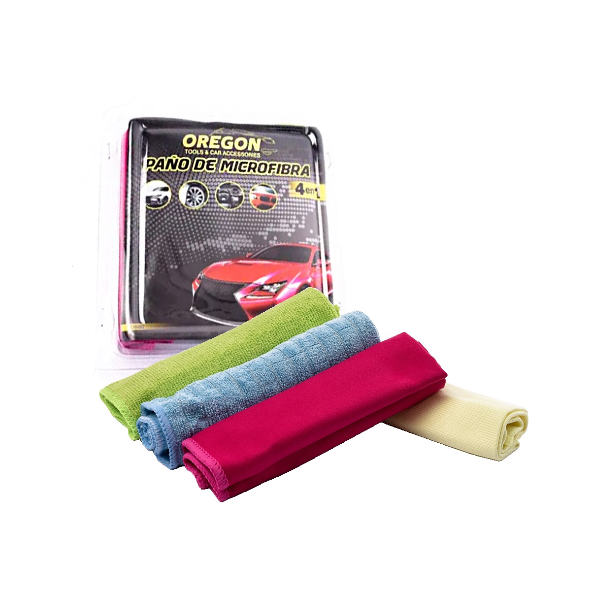 Imagen ilustrativa de SET DE PAÑO DE MICROFIBRA X 4 UNIDADES
