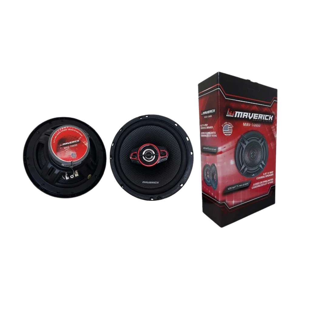 Imagen ilustrativa de Juego de parlantes coaxiales 6.50 – 4 vias