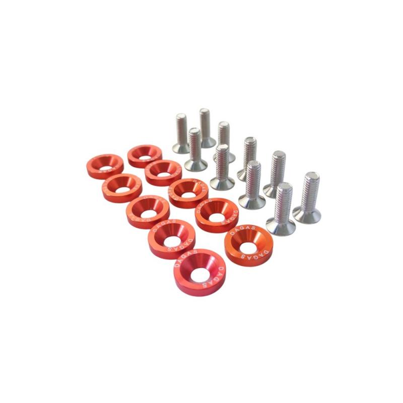 Imagen ilustrativa de ARANDELAS ANONIZADAS MOTO X 10 NARANJA