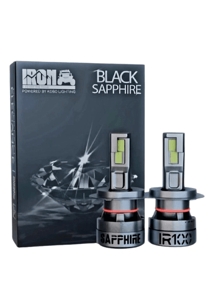 Imagen ilustrativa de KIT DE LED BLACK SAPPHIRE SUPER CANBUS H27 75 WATTS CON COOLER INTERNO  Y DRIVER EXTERNO