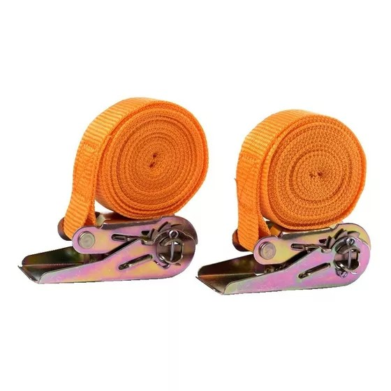 Imagen ilustrativa de CINTA DE AMARRE CON CRIQUE 1" x 3,5 METROS  (2 PIEZAS)