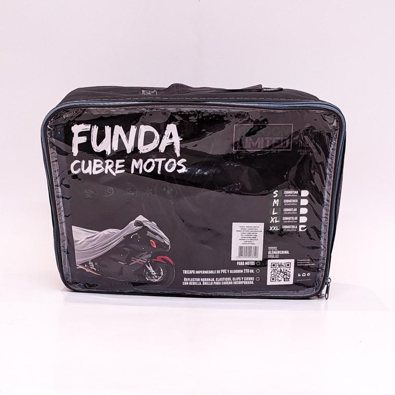 Imagen ilustrativa de FUNDA CUBRE MOTOS TRICAPA IMPERMABLE