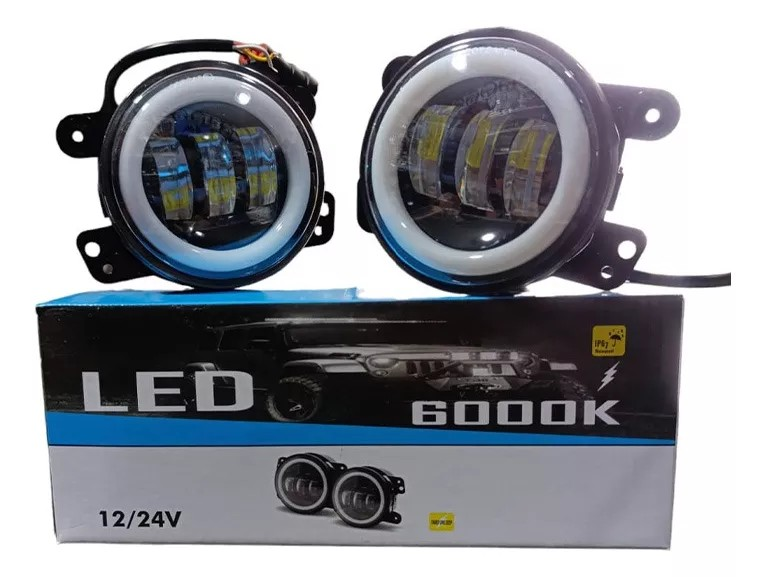 Imagen ilustrativa de Faro Universal Tipo Jeep Juego