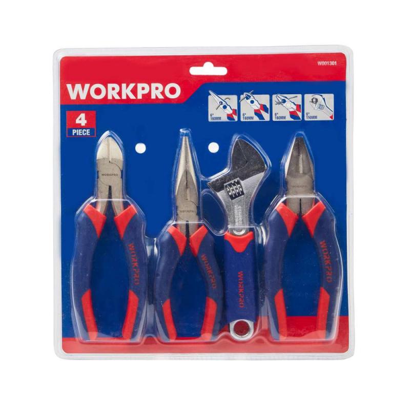 Imagen ilustrativa de Juego de Alicates y Llaves 4 Piezas