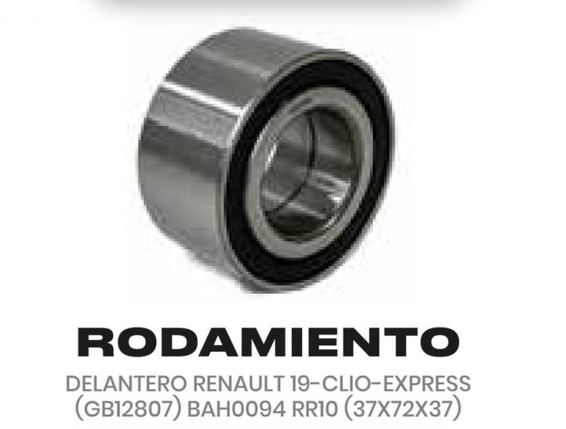 Imagen ilustrativa de DELANTERO RENAULT 19-CLIO-EXPRESS (GB12807) BAH0094 RR10 (37X72X37)