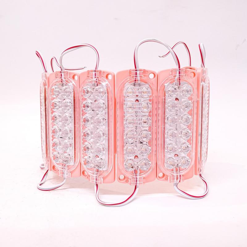 Imagen ilustrativa de 12 LED SMD AUTOADHESIVO 12V COLOR VIOLETA 10CM X 3CM