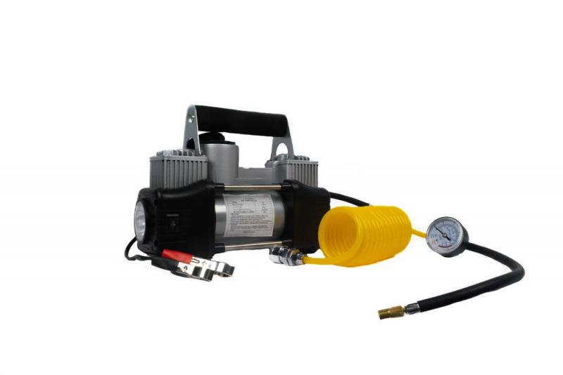 Imagen ilustrativa de COMPRESOR DE AIRE 12V, 150 PSI, CILINDRO 2x40MM 35 AMP